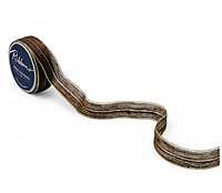 Luxe Gold Edge Jute Ribbon