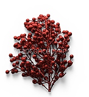 Premium Glitter Berry Cluster - Gold/Red/Blue