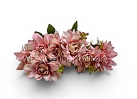 Dahlia Bunch with Leaves