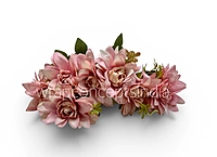 Dahlia Bunch with Leaves