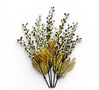 Snow Frosted Fern (Set of 2)