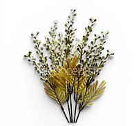 Snow Frosted Fern (Set of 2)