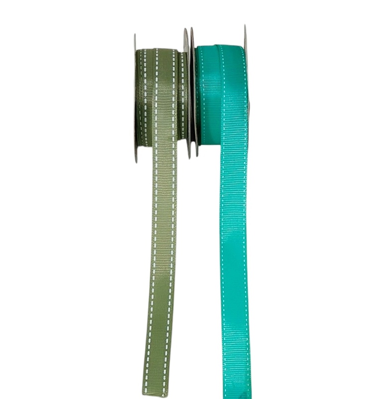 Cross Stitch Edges - Shades of Green