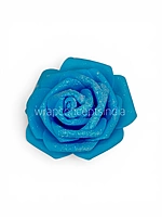 Sky Glitter Foam Rose