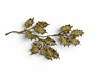 Pearl Holly Embellishment – Gold/Champagne