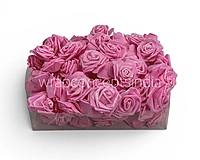 Pink Glitter Foam Rose