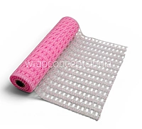 Soft Pink Weave Decorative Net