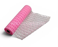 Soft Pink Weave Decorative Net