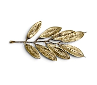 Vintage Gold Leaf Stem