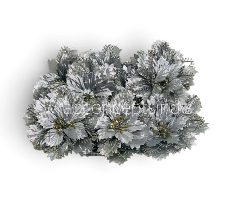 Festive Layered Bloom – Silver