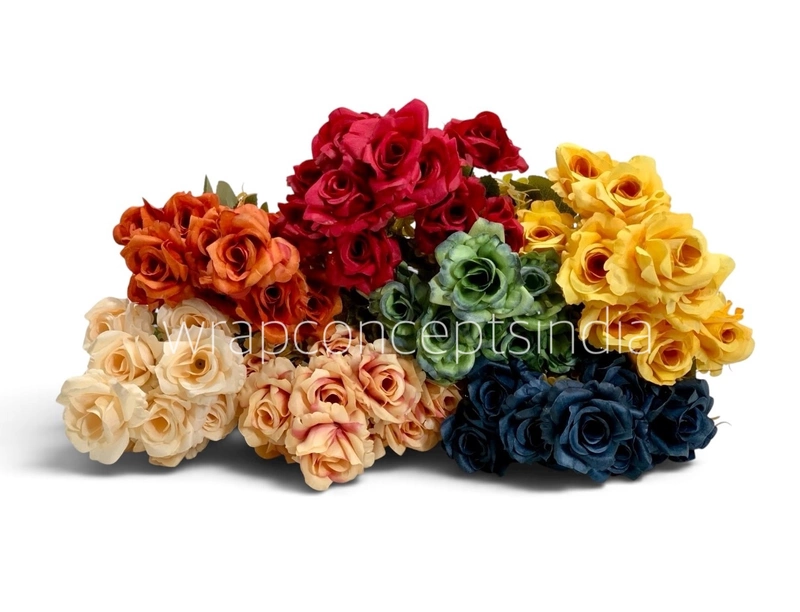 Velvet Touch Garden Rose Bunch