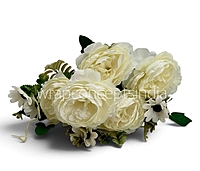 Ornate Peony & Daisy Bunch