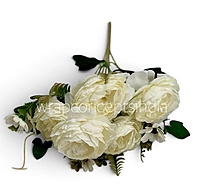 Ornate Peony & Daisy Bunch