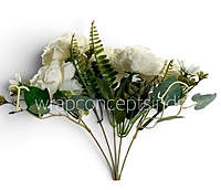 Ornate Peony & Daisy Bunch