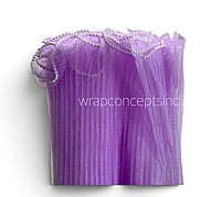 Organza Pleated Frill With Pearl-4 Meters