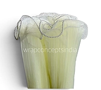Organza Pleated Frill With Pearl-4 Meters