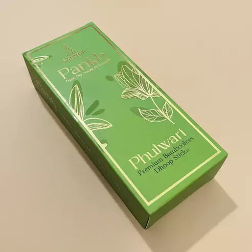 Saundh Pankh Phulwari Bambooless Dhoopsticks 80gm