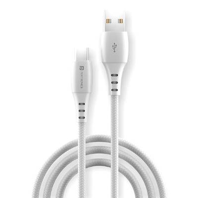 Portronics Konnect A Type-C Cable with 3A Rapid Charging & 480mbps Data Transmission,1 M Cord Length(White) Portronics Konnect A Type-C Cable with 3A Rapid Charging & 480mbps Data Transmission,1 M Cord Length(White)