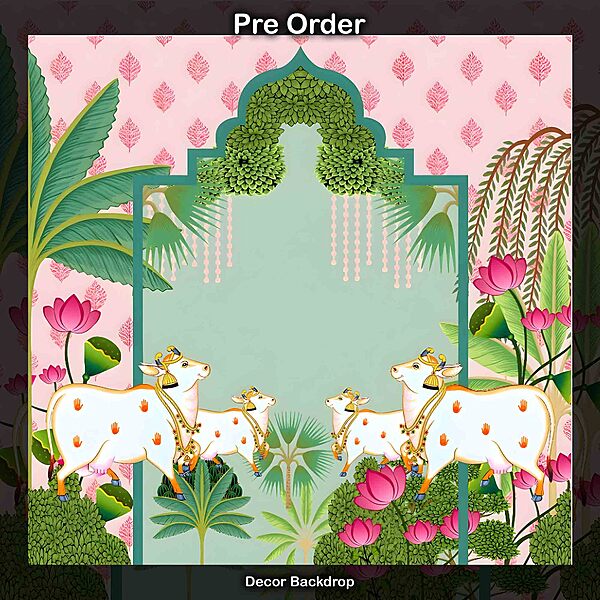 Pichwai Cow Scenery - MD