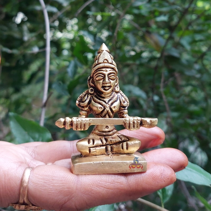 Annapoorani brass statue
