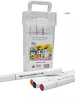 2 in 1 Marker & Highlighter Set of 12