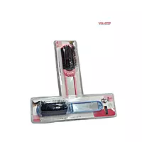 Compact Foldable Comb with Built-in Mirror