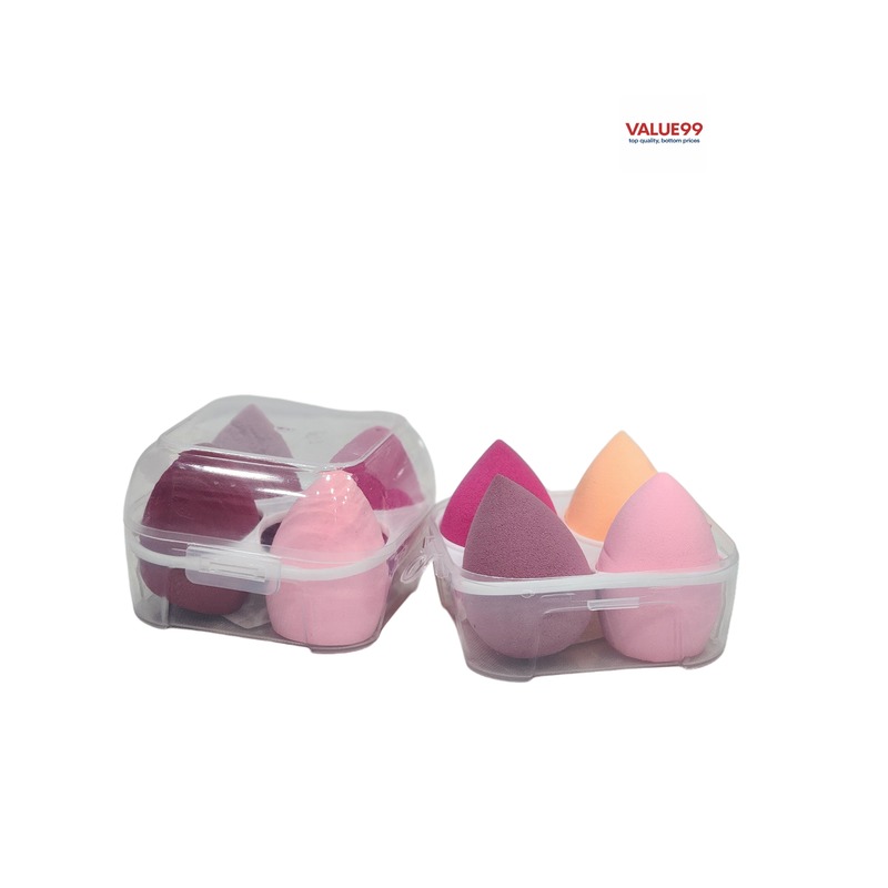 Set of 4 Multicolor Makeup Sponge, Beauty Blender