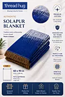 Blue Horizon Calm Solapur Blanket