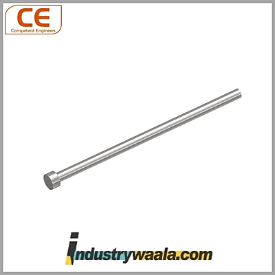 CE 10 X 100 MM Ejector Pin Punch Quantity : 5 Pcs
