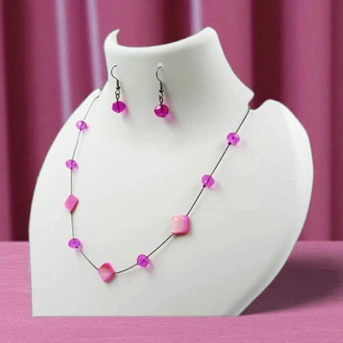 Sparkling Jewelry Set-Necklace & Earrings