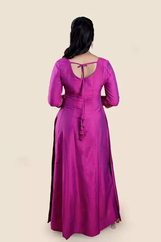 Women Embroidered Ethnic Anarkali Dress