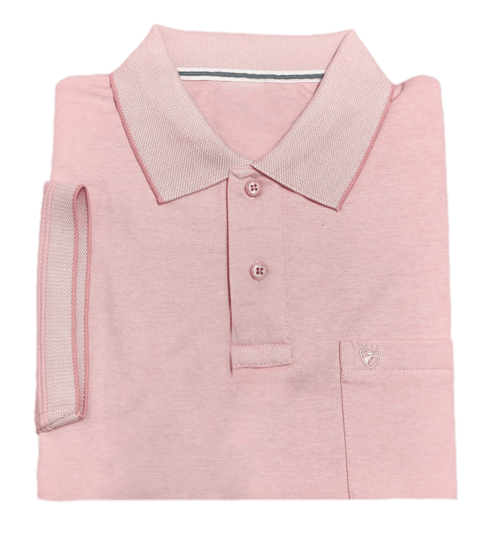 Pink Self Design Tshirt