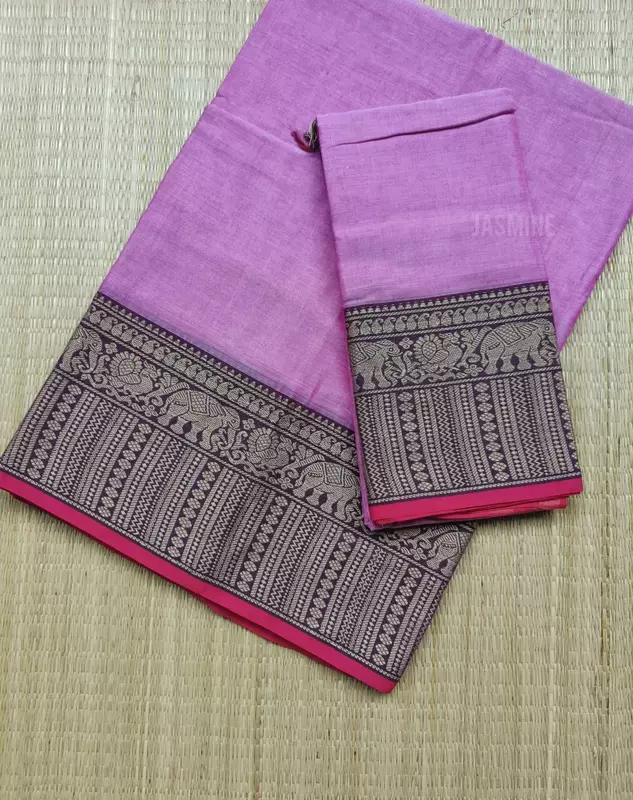 Shobha - శోభ ( Narayanpet Dress material in Pink Colour )