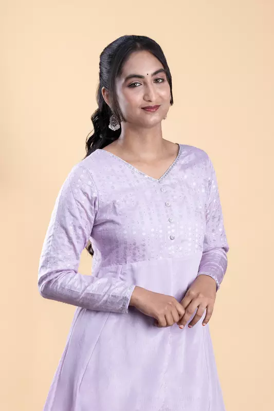 Women's Anarkali Ethnic Dress - Pink