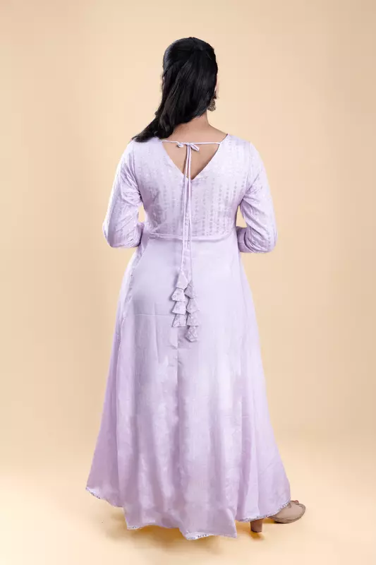 Women's Anarkali Ethnic Dress - Pink