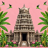 Pink Temple Garden