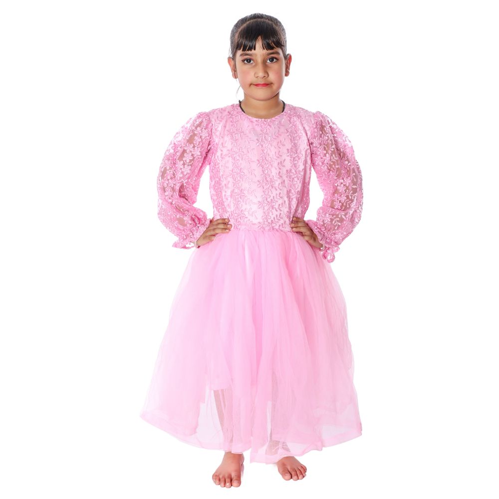 Western Dance Frock Pink