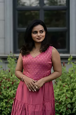 Women Tiered Ethnic Dress