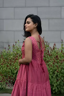 Women Tiered Ethnic Dress