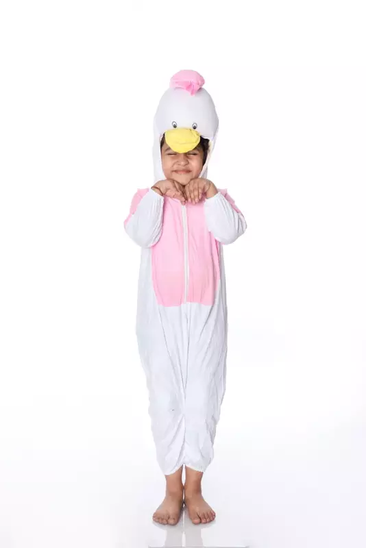 Pink Donald Duck Fancy Dress Costume For Kids