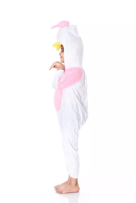 Pink Donald Duck Fancy Dress Costume For Kids