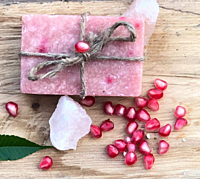 Pink Salt Pomegranate Natural Soap