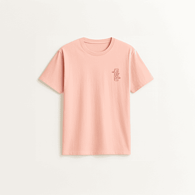 Churrpi Plain T-shirt For Men | Light Pink