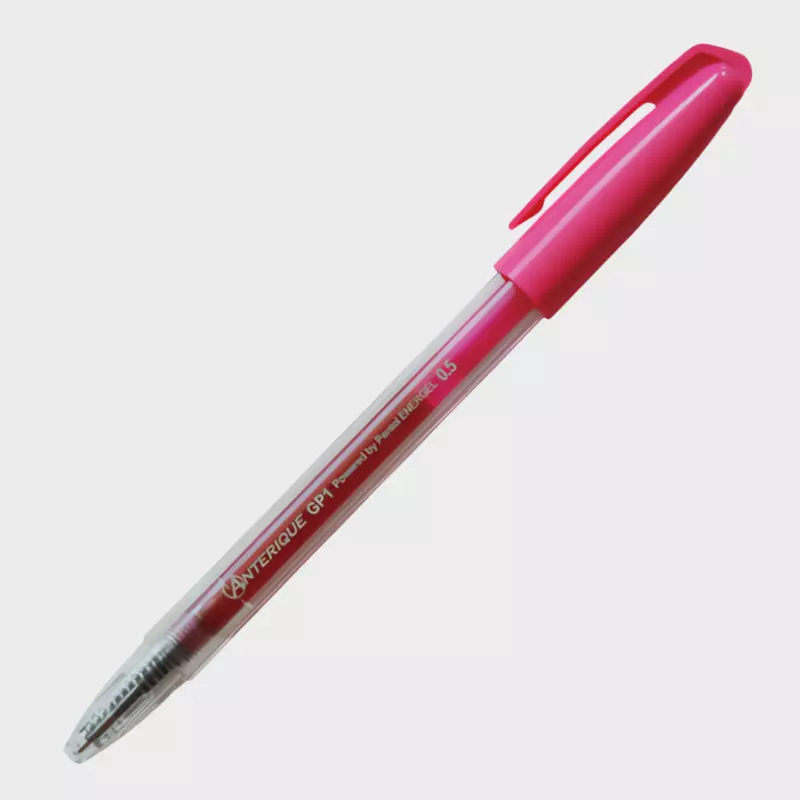 Anterique | Gel Pen | 0.5mm | Black Ink | Pink