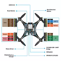 LiteWing - ESP32 based Programmable Drone Development Board with Battery for Makers, Developers and Educators (Ready to Fly)