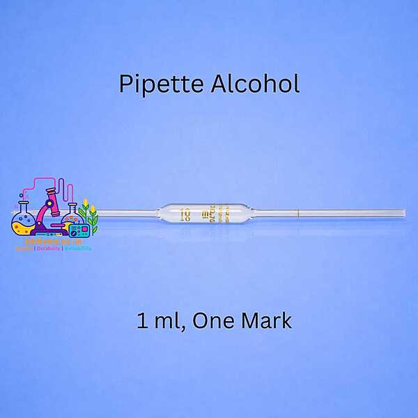 Pipette for Milk Testing, 10.75ml, One Mark, Class ‘A’ with Certificate