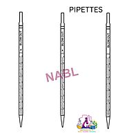 Pipettes - Colour Coded - CLEAR