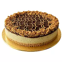 Pistachio Kunafa Cheese Cake