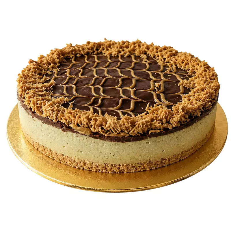 Pistachio Kunafa Cheese Cake