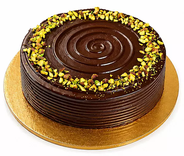 Pistachio kunafa chocklate cake
